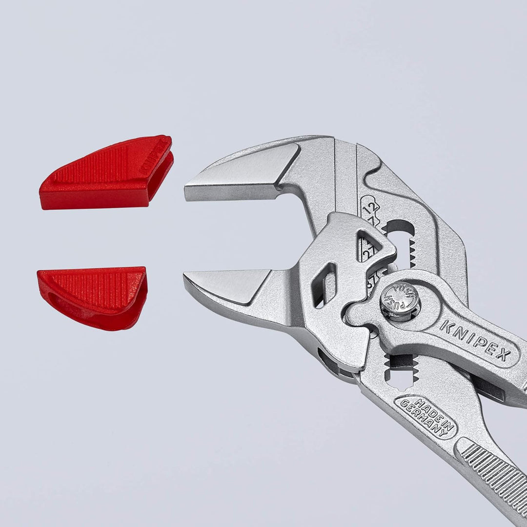 KNIPEX 86 02 250 Zangenschlüssel Zange und Schraubenschlüssel in einem Werkzeug grau atramentiert mi