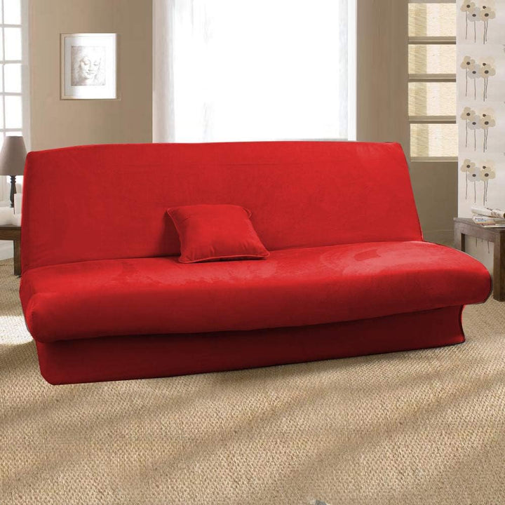 Antonouse Bezug für Schlafcouch, ausziehbar, 120 bis 140 cm-180 bis 200 cm, Rot, Rot