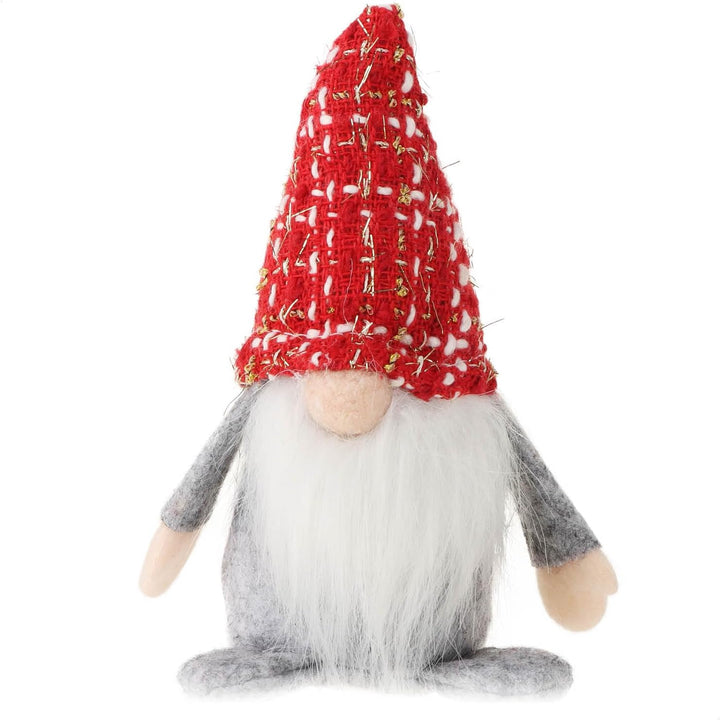 COM-FOUR® 6X Premium Weihnachts-Wichtel 15cm - Weihnachtsdeko - winterliche Zwergen-Figur - Dekoarti