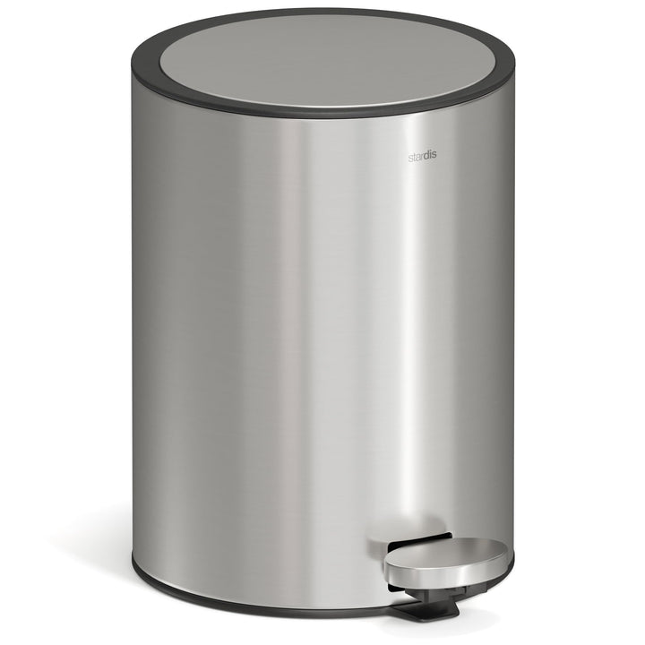 3 Liter Treteimer Softclose Klappdeckel leise schliessend Inneneimer Mülleimer Abfalleimer fingerpri