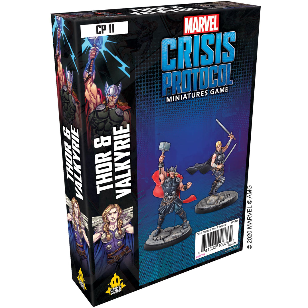 Atomic Mass Games , Marvel Crisis Protocol: Character Pack: Thor and Valkyrie , Miniatures Game , Ag