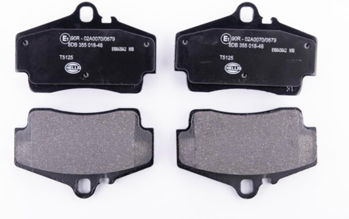 HELLA PAGID 8DB 355 018-481 Bremsbelagsatz - T5125 - Dicke/Stärke: 15.5mm - Bremssystem: Brembo - fü