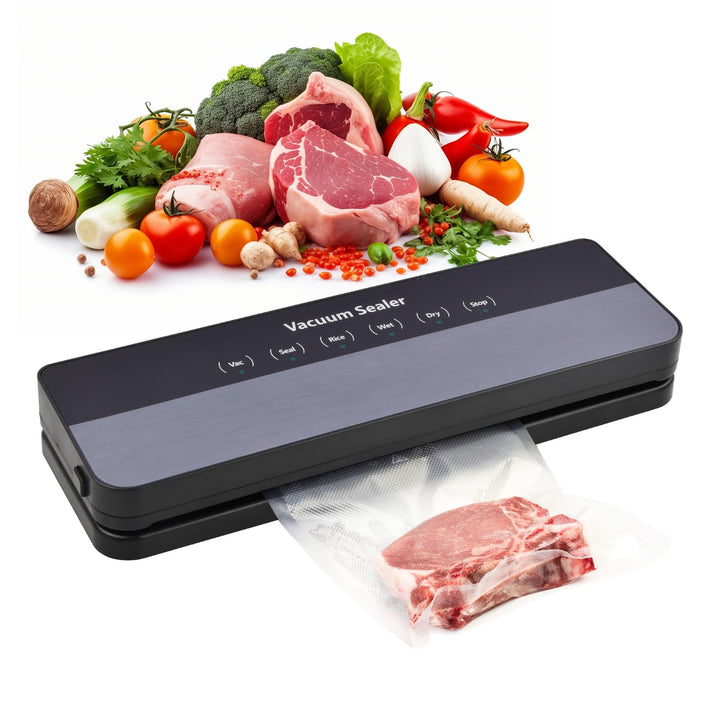 Vakuumiergerät, Vakuumierer 5 in 1, 65 KPA, Einschweissgerät Vakuum für Lebensmittel, Vakuum Sealer,