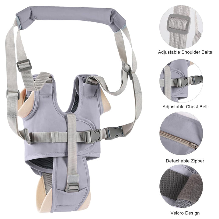 IULONEE Lauflernhilfe Gehhilfe für Baby Walker Sicherheitsleinen Ergonomie Kinder Stehen Gehen Lerne