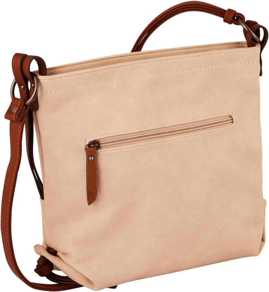 TOM TAILOR bags Elin Damen Umhängetasche Crossbody Bag 28,5 x 9 x 26 Off White, 28,5 x 9 x 26 Off Wh