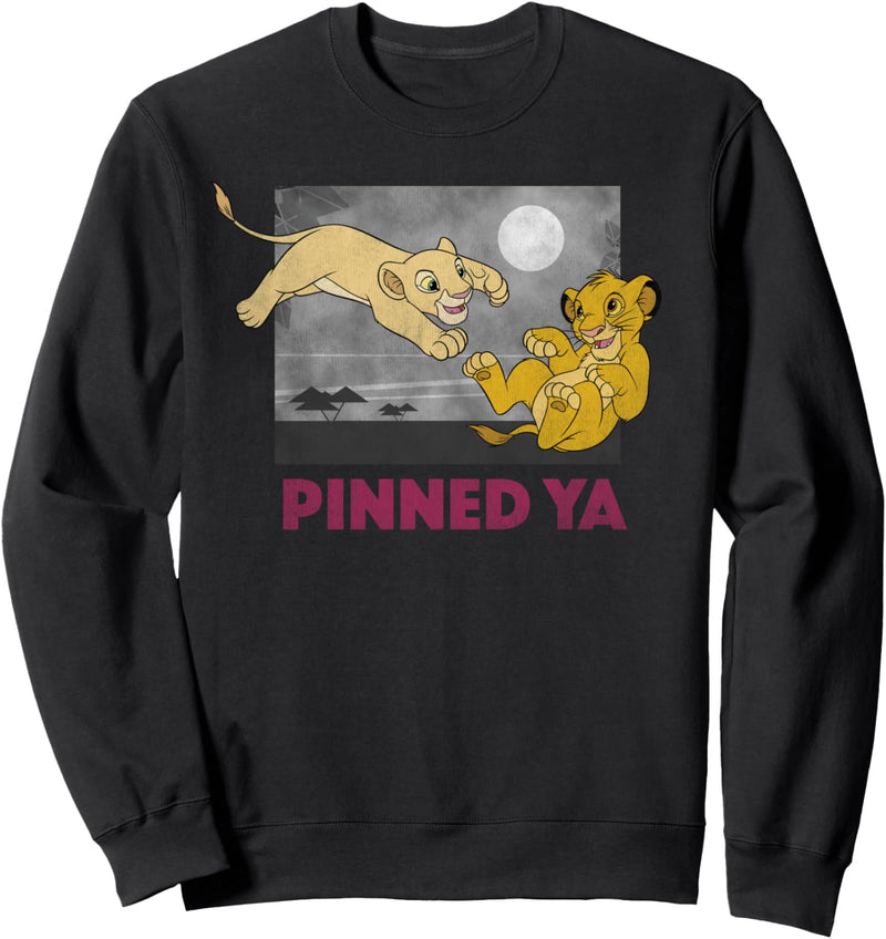 Disney The Lion King Simba And Nala Pinned Ya Portrait Sweatshirt