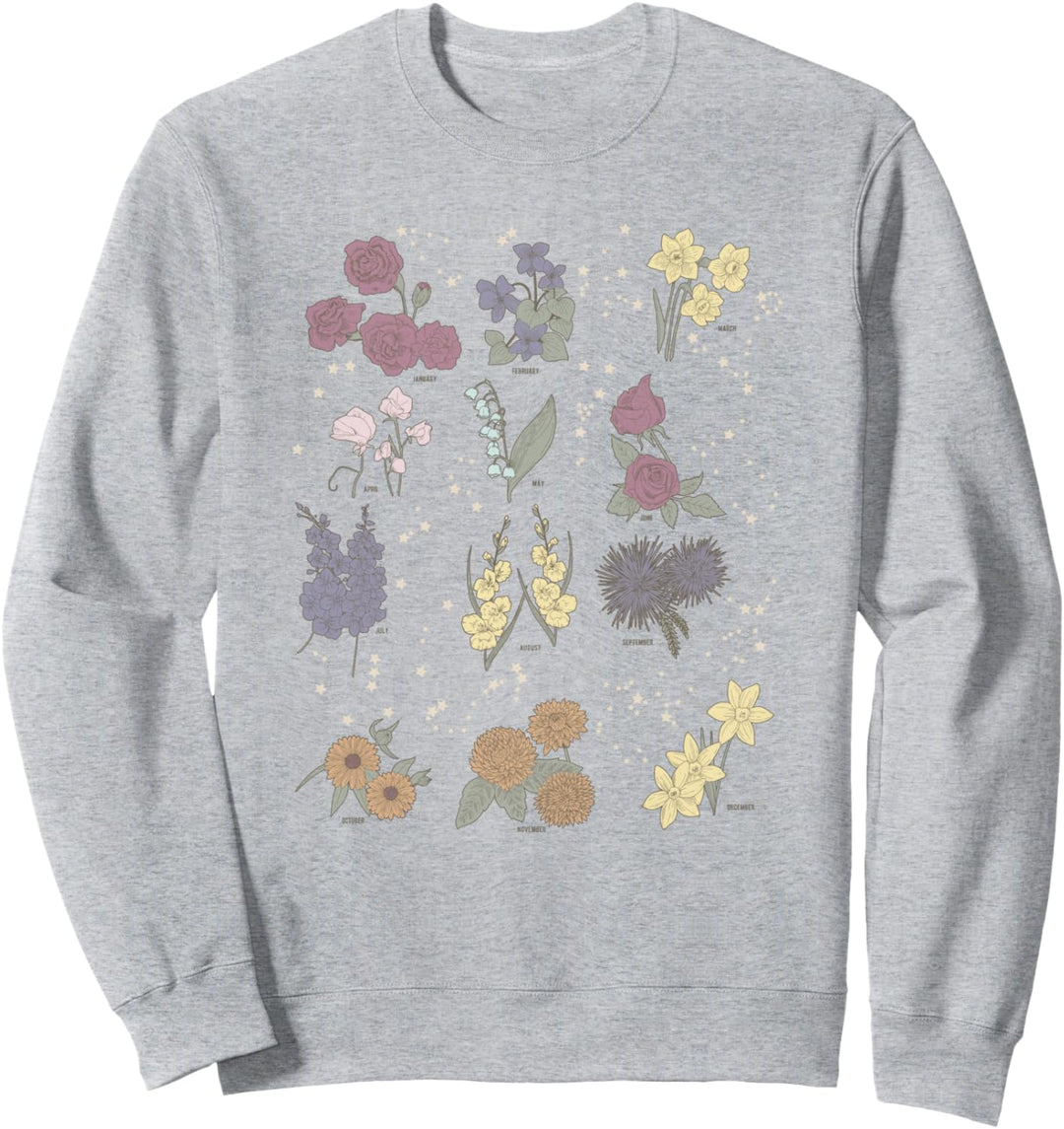 Flower Informational Chart Sweatshirt