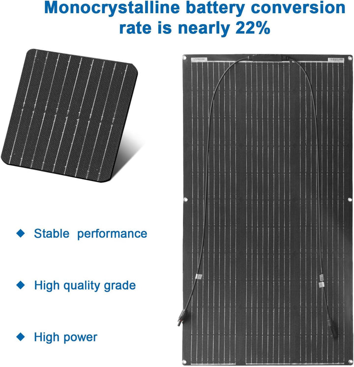 3 * 100W ETFE Flexibles Solarpanel Kit etfe 300W Biegsames solarmodul Kit 30A Solar Laderegler für W