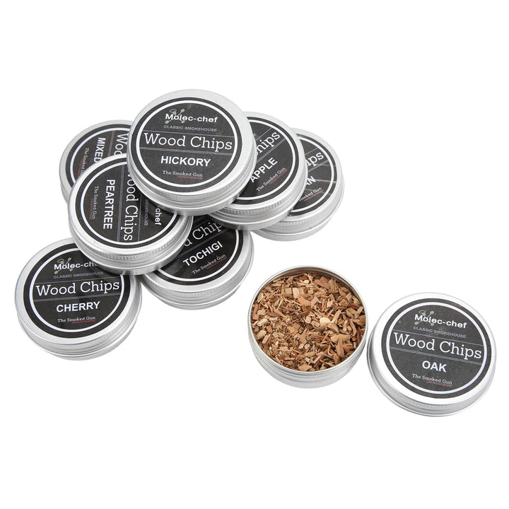 8PCS Räucherholz Whisky Holz Räucherchips Cocktail-Räucherset Chips Räucherchips Cocktail-Räucherset