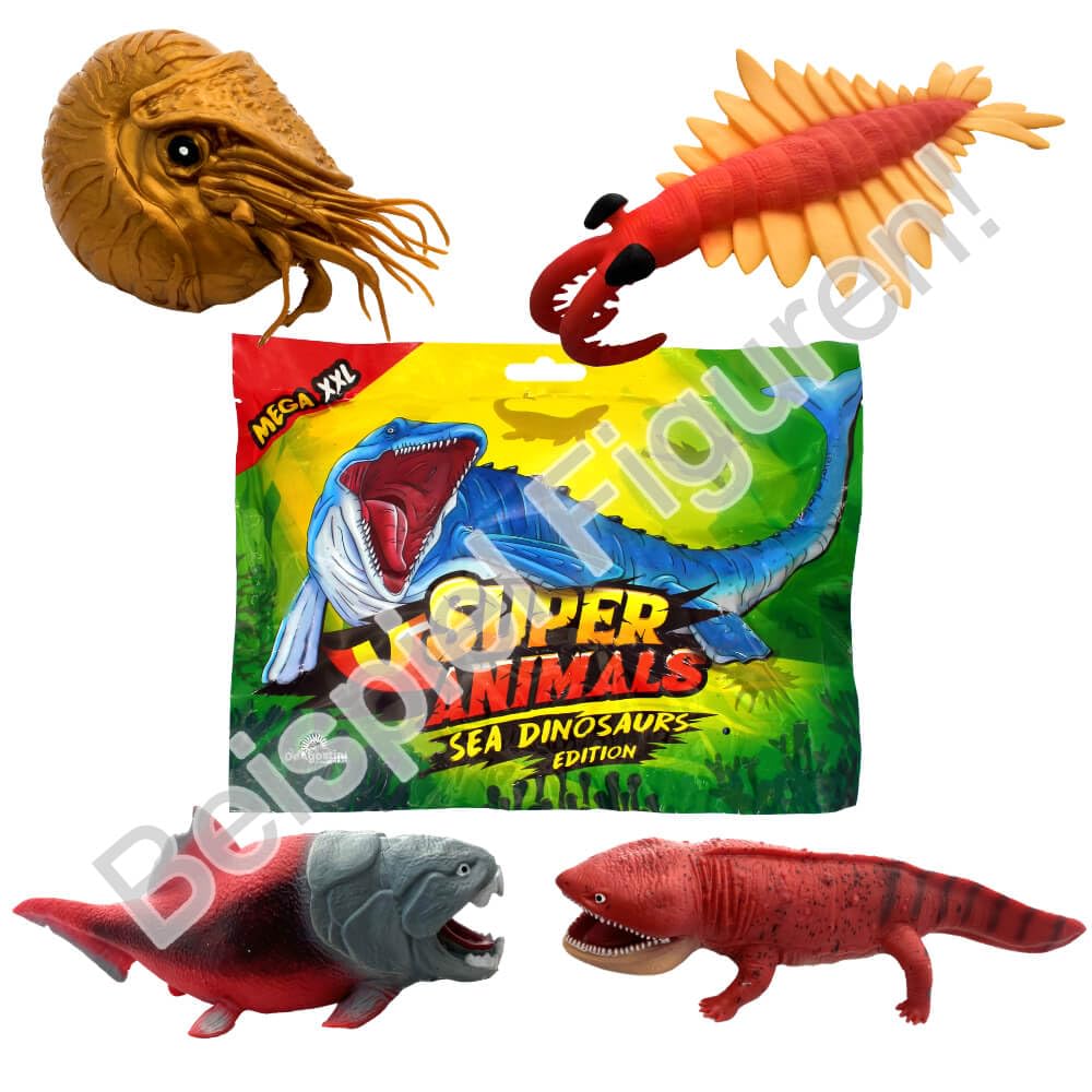 DeAgostini Super Animals Figur - Sea Dinosaurs Edition - Sammelfigur Sea Dino - 2 Tüten