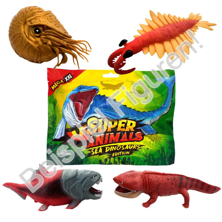 DeAgostini Super Animals Figur - Sea Dinosaurs Edition - Sammelfigur Sea Dino - 2 Tüten