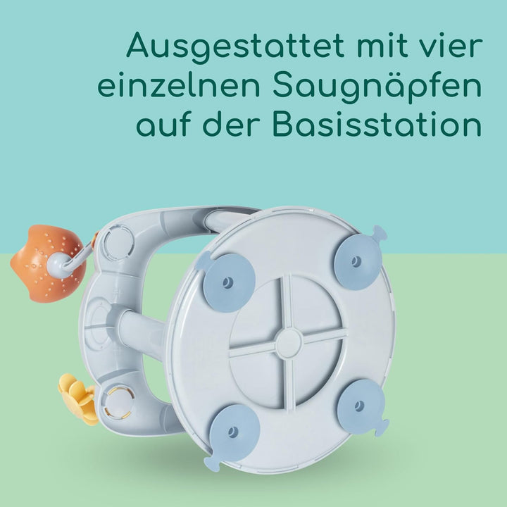 Bebeconfort Playful Drehbarer Badewannensitz, Baby Badesitz, 6-12 Monate, Max. 10 kg, Babysitz Badew