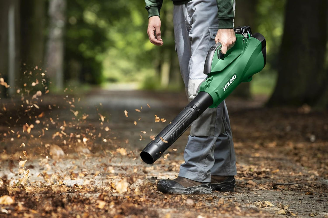 HiKOKI Akku-Gebläse RB36DA (36V, Li-Ion, Brushless, 4-Stufiger Gebläseschalter, Soft-touch, Turbomod