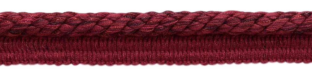 DecoPro Set mit 7,3 Metern, aufwendige 10 mm Pagoda Red Cherry, Ruby Veranda Collection, Zierschnur