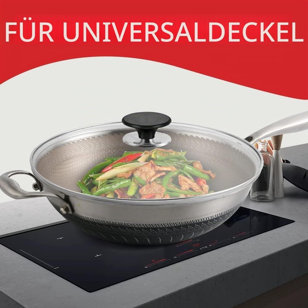 Dutch Oven Knauf, kompatibel mit Le Creuset Knauf, Ersatzknopf, Topfdeckel-Griff, Ersatzknopf für Lo