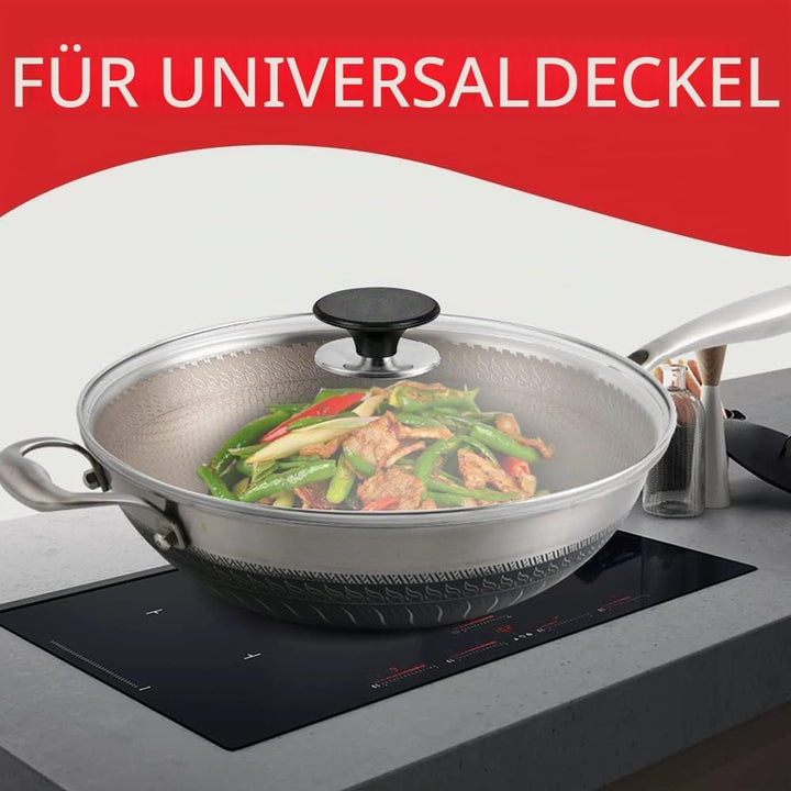Dutch Oven Knauf, kompatibel mit Le Creuset Knauf, Ersatzknopf, Topfdeckel-Griff, Ersatzknopf für Lo