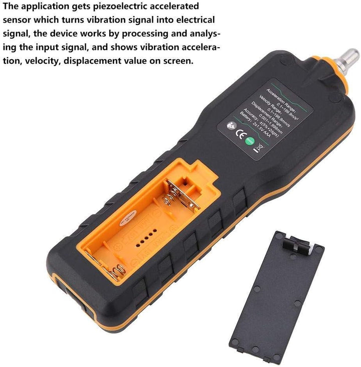 Vibrationsmessgerät, SW-65A Digitaler Vibrationsmessgerät-Tester Handheld-Vibrationsmessgerät-Tester