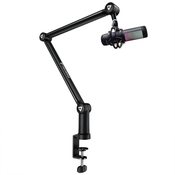 Mikrofonständer Boom Arm, THRONMAX S3 einstellbar 360 ° drehbar Mikrofonarm Schreibtisch, Tisch Stan