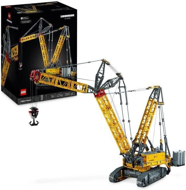 LEGO Technic Liebherr LR 13000 Raupenkran Set, Baue das ultimative ferngesteuerte Baufahrzeug-Modell