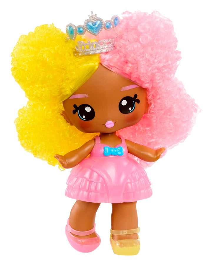 Yummiland Large Doll - Nia Candy Fluff - Enthält 1 Puppe, Duftenden Lipgloss zum Selbermachen, Anpas