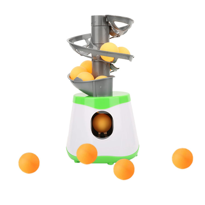 Fydun Tragbarer Bauchmuskel-Tischtennistrainer, Ball-Automatikwerfer, Trainingsmaschine für Kinder,
