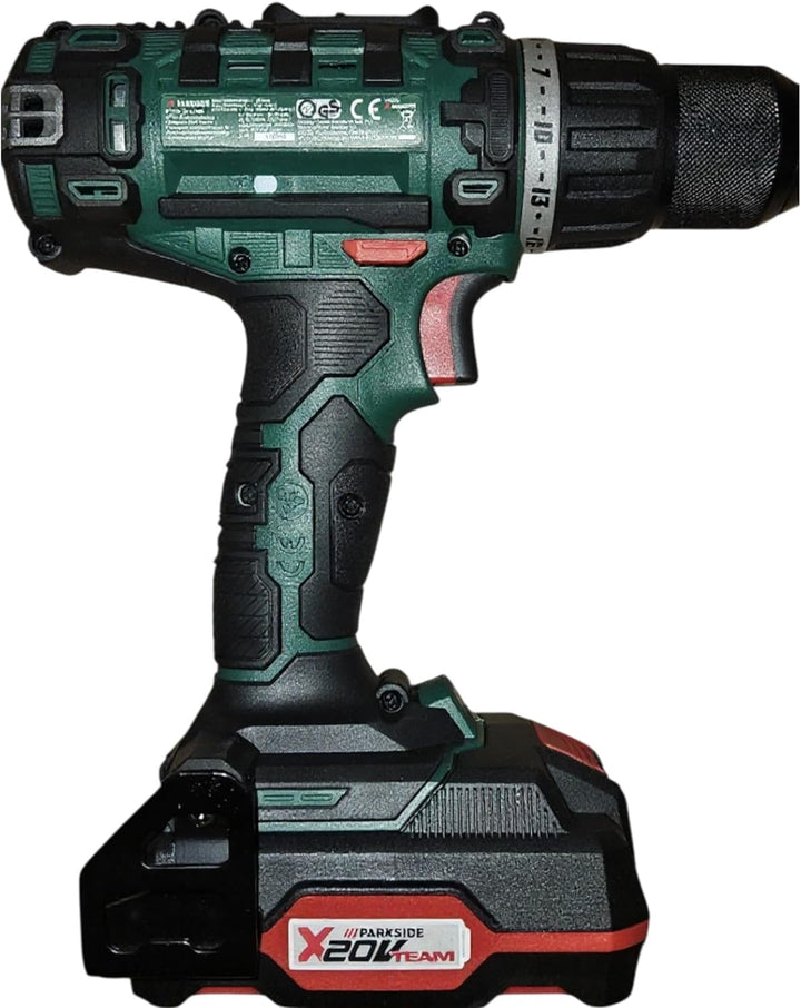 Akku-Schlagbohrschrauber, 20 Volt, Schnellladegerät