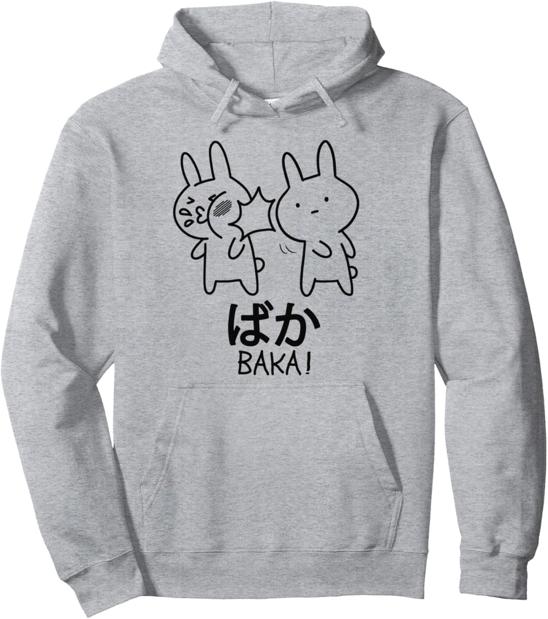 Baka Anime Lustiges Baka Rabbit Hasen Ohrfeige Otaku Manga Pullover Hoodie