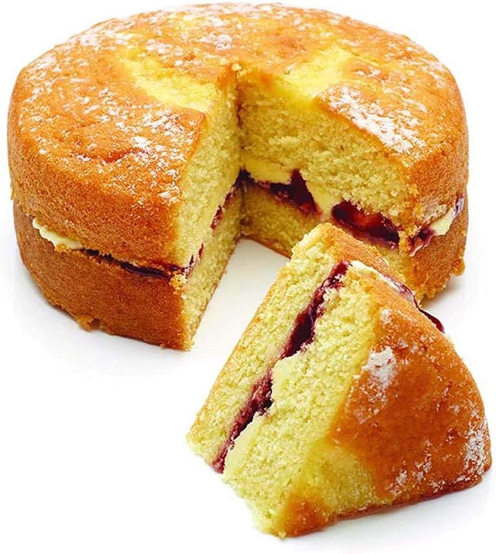 RetroFun Professioneller Kuchenschneider Verstellbarer Doppelschneiddraht-Leveler Edelstahl-Kuchensc