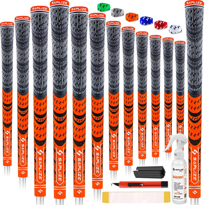 SAPLIZE CL03 Hybrid Golfgriffe, 13 Stück, Optionen des Basis-Sets (13 Griffe) oder Deluxe-Kit (13 Gr