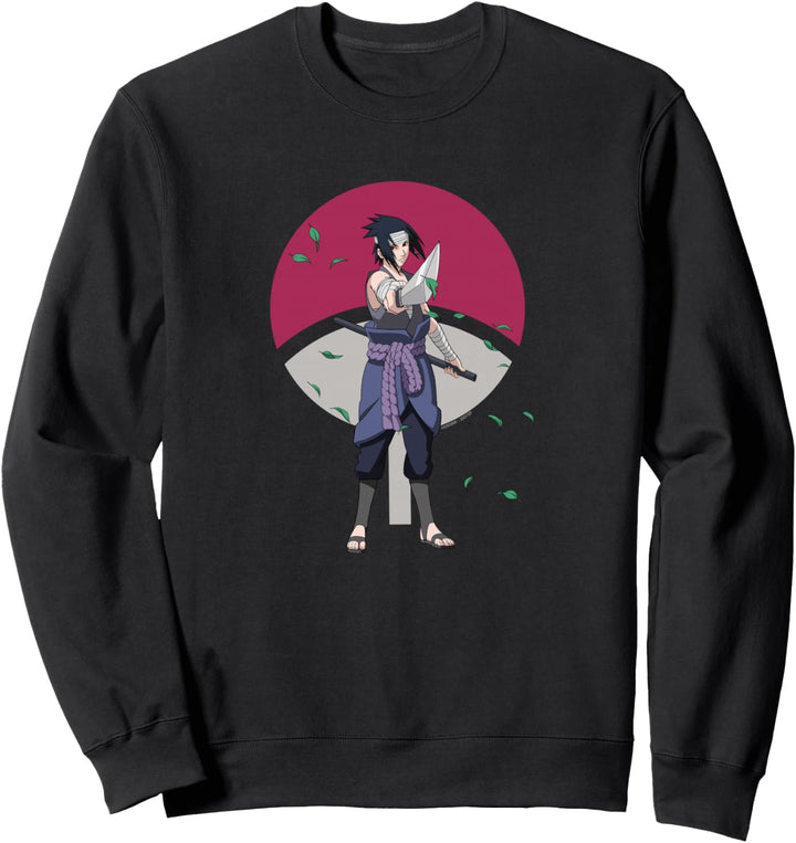 Naruto Shippuden Sasuke geht und Symbol Sweatshirt