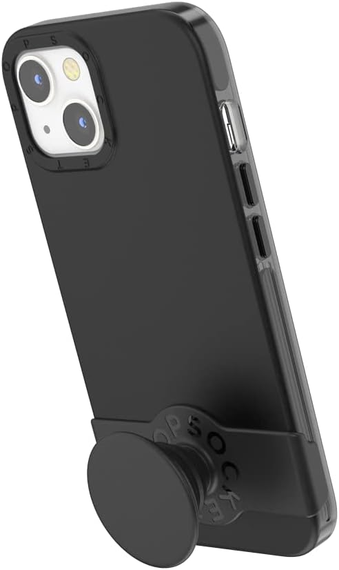 PopSockets: PopCase Hülle für iPhone 13 Pro mit Abnehmbarem PopGrip Slide Sockel und Griff mit Austa