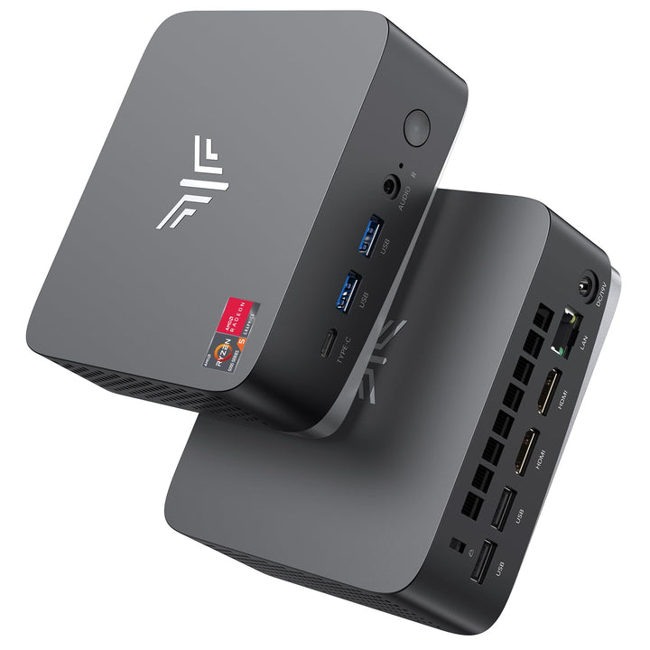 NiPoGi AM16 Mini PC ΑΜD Ryzen 7 5700U(Besser als 5500U/5560U/5675U, 8C/16T, Max. 4,3GHz),Micro PC 16