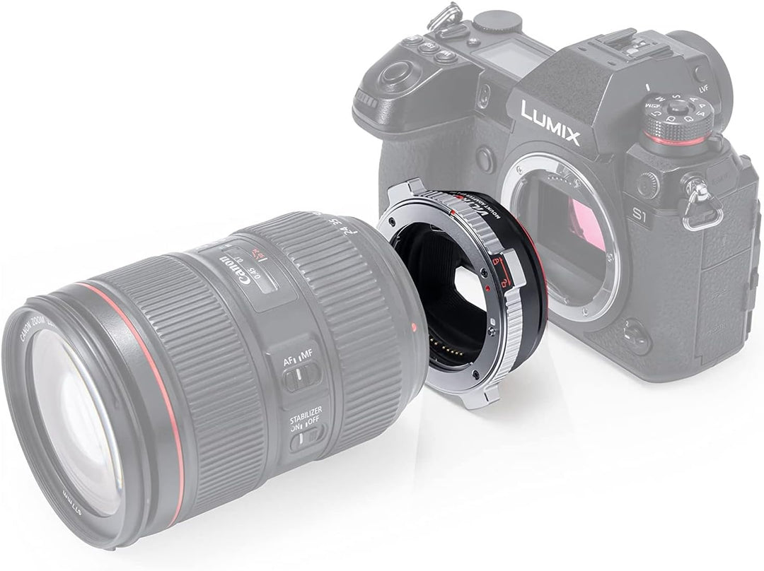 VILTROX EF-L Pro Bajonettadapter Autofokus Adapter Objektivadapter mit Sicheres Schloss für Canon EO