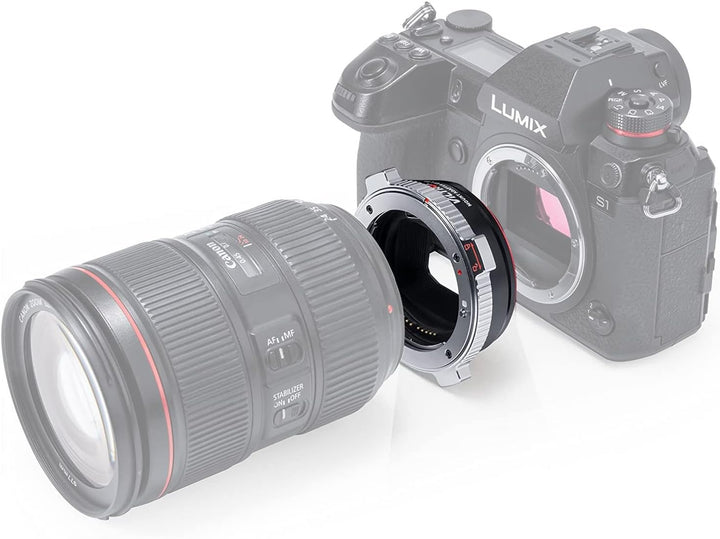 VILTROX EF-L Pro Bajonettadapter Autofokus Adapter Objektivadapter mit Sicheres Schloss für Canon EO