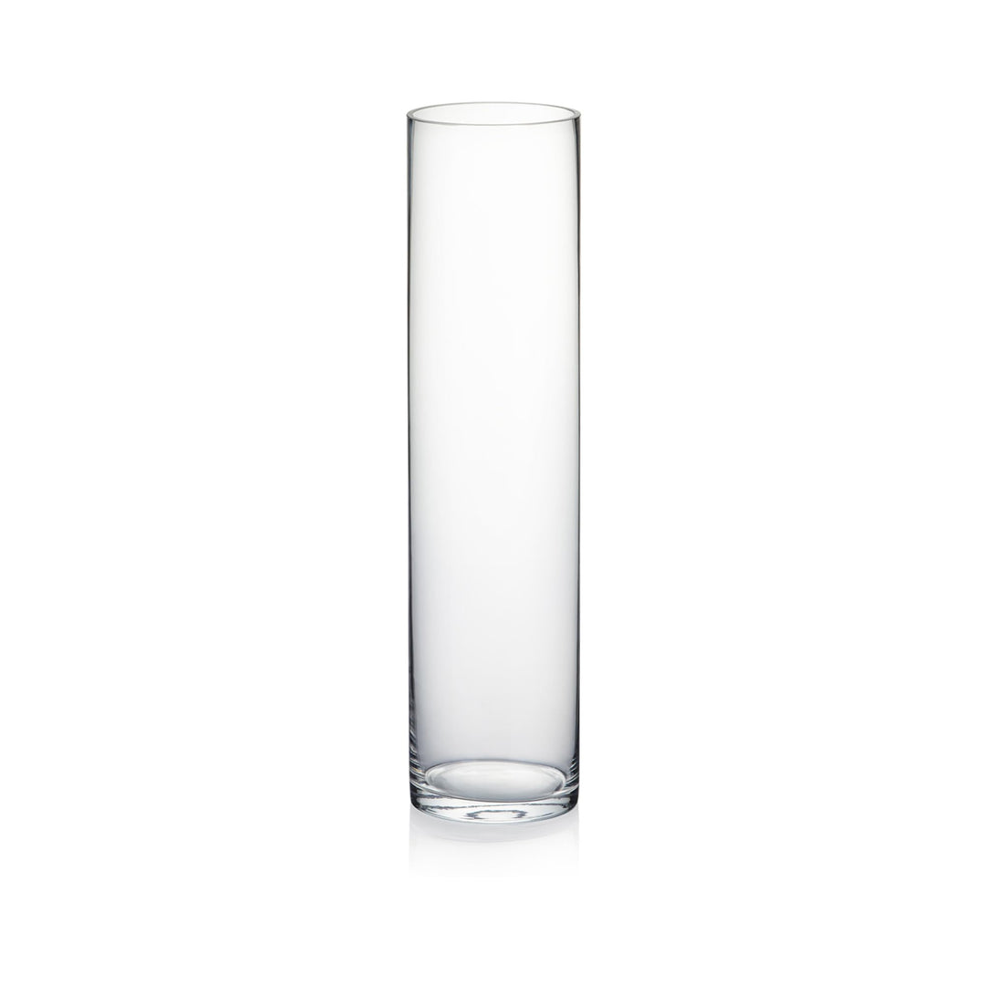 WGV Glasvase, Zylinderform, transparent, 10,2 x 40,6 cm