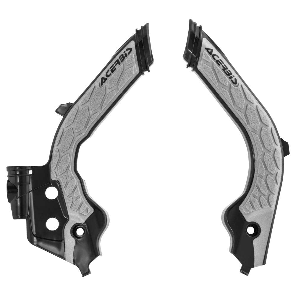 Acerbis X-Grip Rahmenschutz, Schwarz/Grau (2733451001) schwarz / grau, schwarz / grau