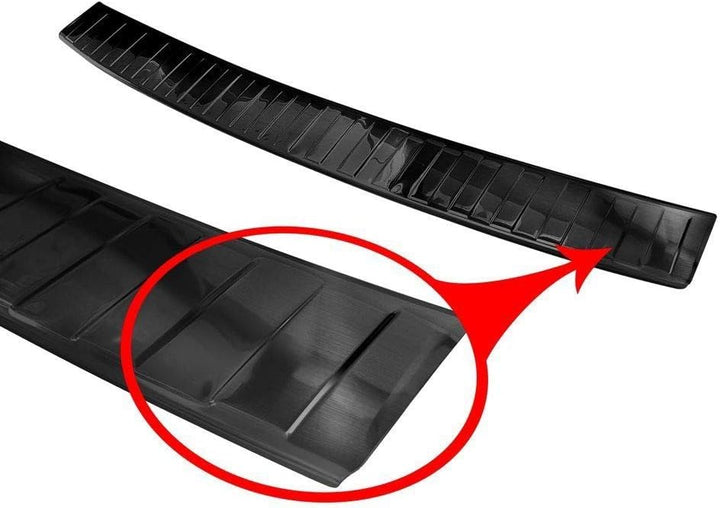 Ladekantenschutz aus Edelstahl in anthrazit mit 3D Abkantung passend für Skoda Kamiq ab 2019-2023 AZ