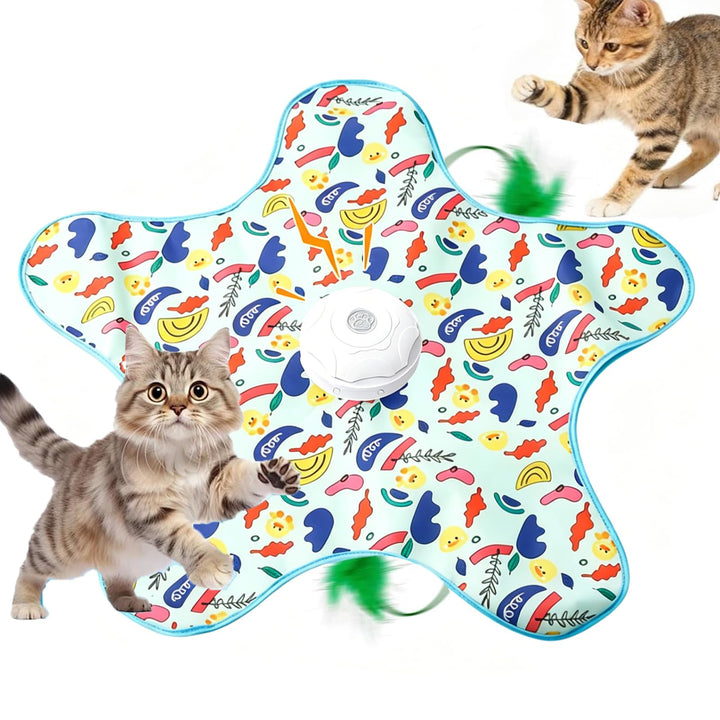 Katzenspielzeug Selbstbeschäftigung, Interaktives Katzenspielzeug, Berührungsaktiviert, USB-C Auflad