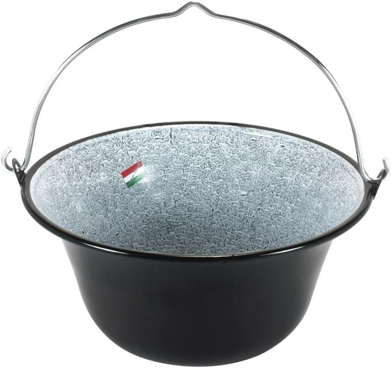GRILLPLANET 1001 ungarischer Gulaschkessel 10 Liter emailliert Kesselgulasch Topf