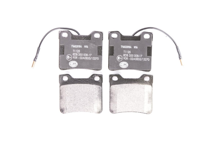 HELLA PAGID 8DB 355 008-171 Bremsbelagsatz - T1125 - Dicke/Stärke: 16.9mm - Bremssystem: Teves - mit