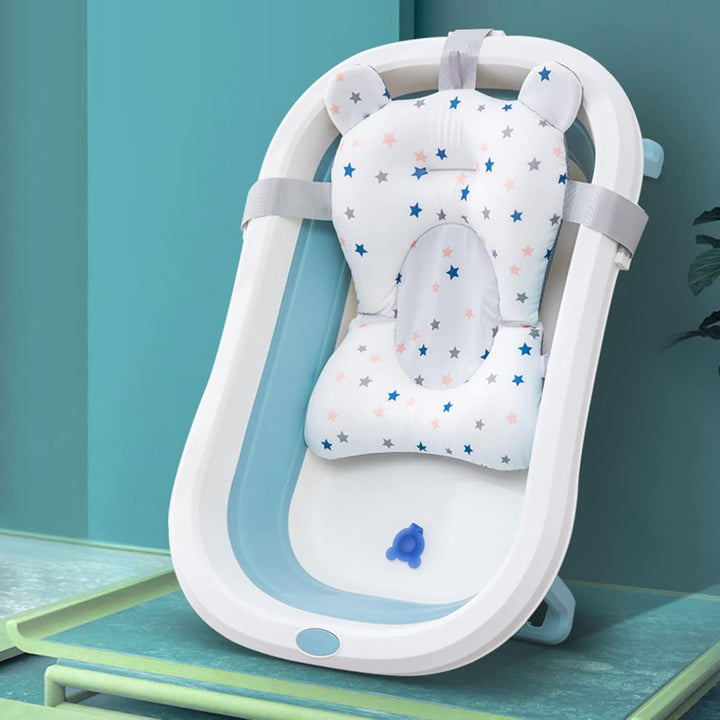 Ejoyous Baby Badesitz Support Net, Säugling Neugeborenen Badesitz Kissen Nicht Gleitverstellbarer Si