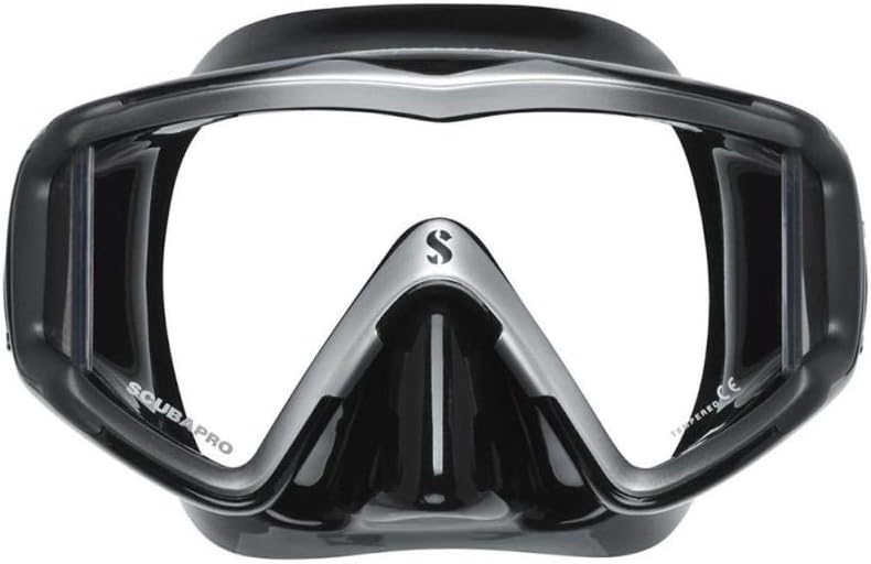 Scubapro Crystal Vu Tauch Maske Transparent, Rot, Transparent, Rot