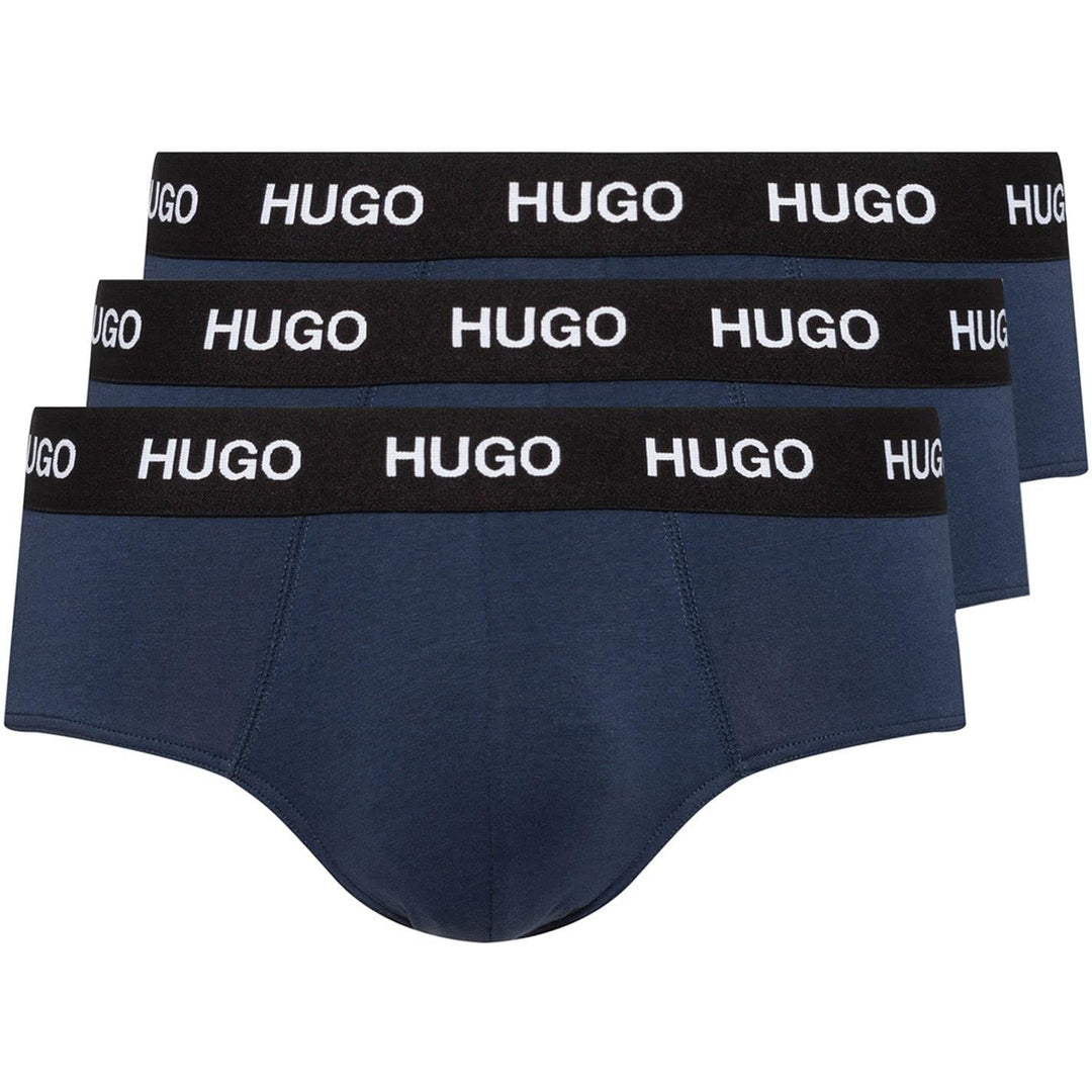 Hugo Herren Hipbrief Tripletpack Slip (3er Pack) XXL Navy410, XXL Navy410