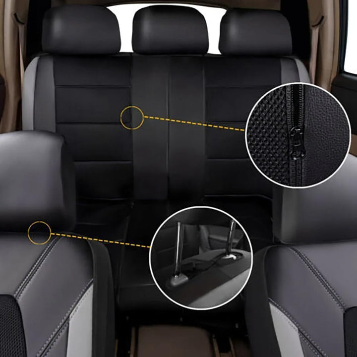 Auto Sitzbezüge Sets für Honda CRV CR-V 4. Generation 2012-2018,Allwetter Wasserdicht Bequem Autosit