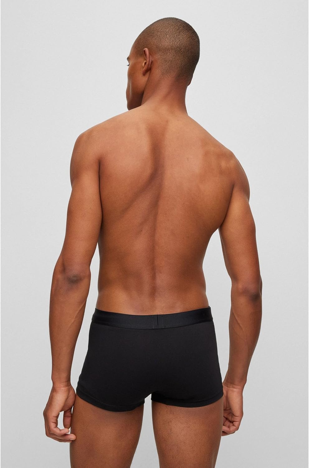 BOSS Herren Unterw�sche Unterhosen Trunk Cotton Stretch M -001 Black, M -001 Black