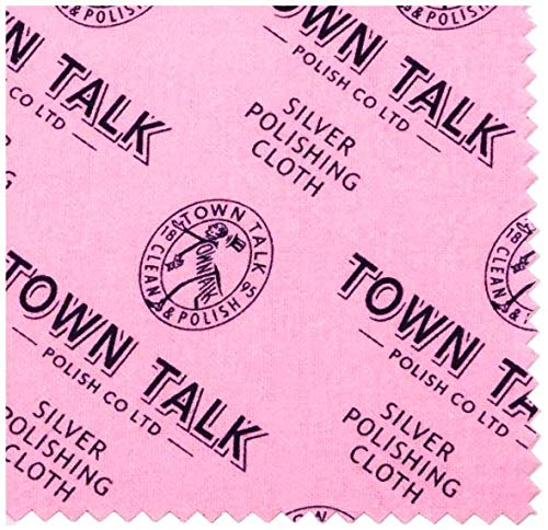 Town Talk Poliertücher in Gold und Silber, 12,5 x 17,5 cm, 4 Stück