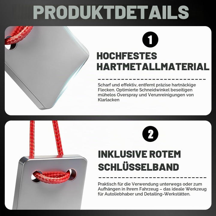 Lackhobel Autolack, HOVCEH Lackschaber Auto Entfernt für Schmutz, Flecken und Staubflecken von Lacki