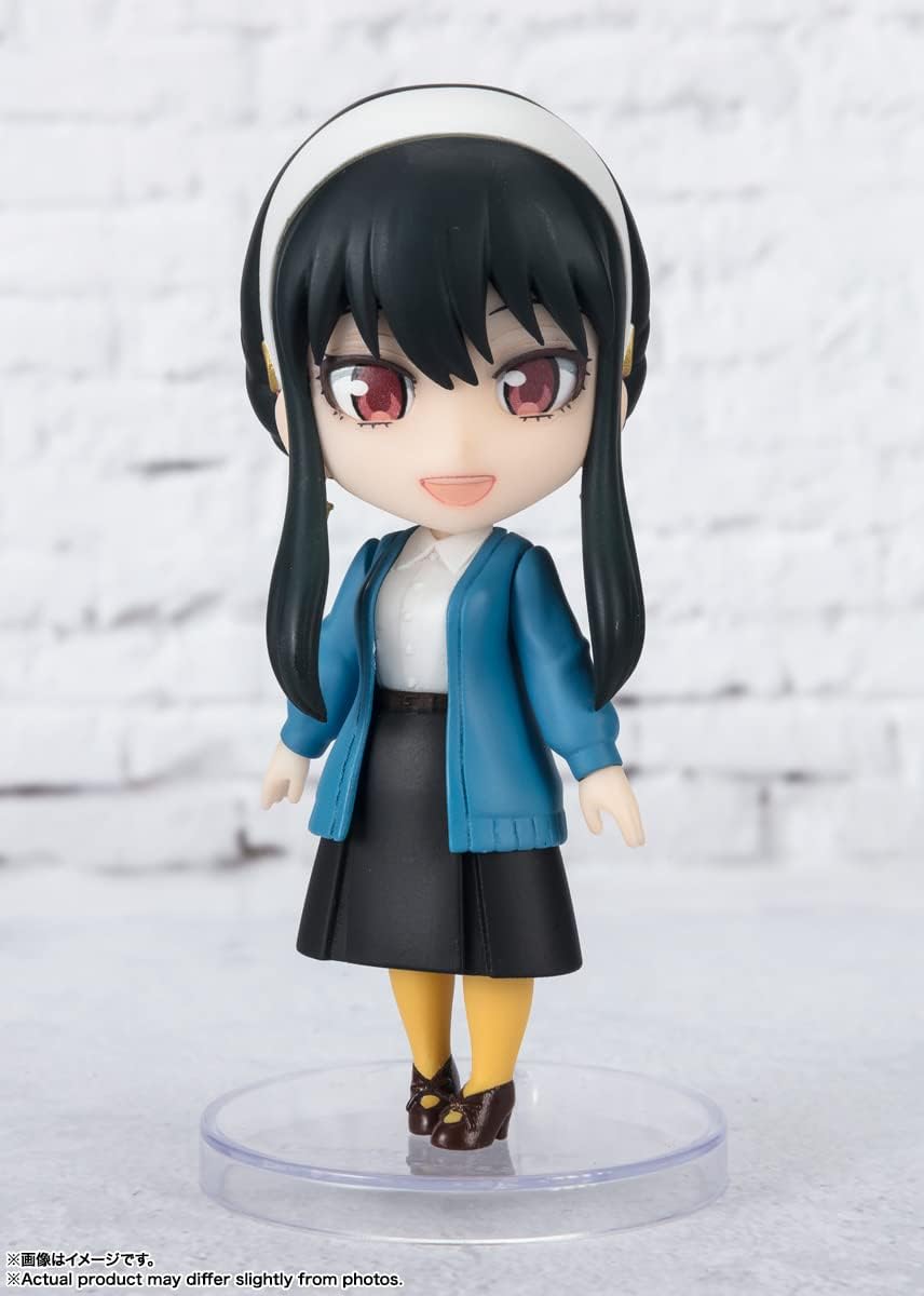 BANDAI Spy x Family Figuarts Mini Yor Forger (Odekeke Outfit) 9 cm Schwarz, Schwarz