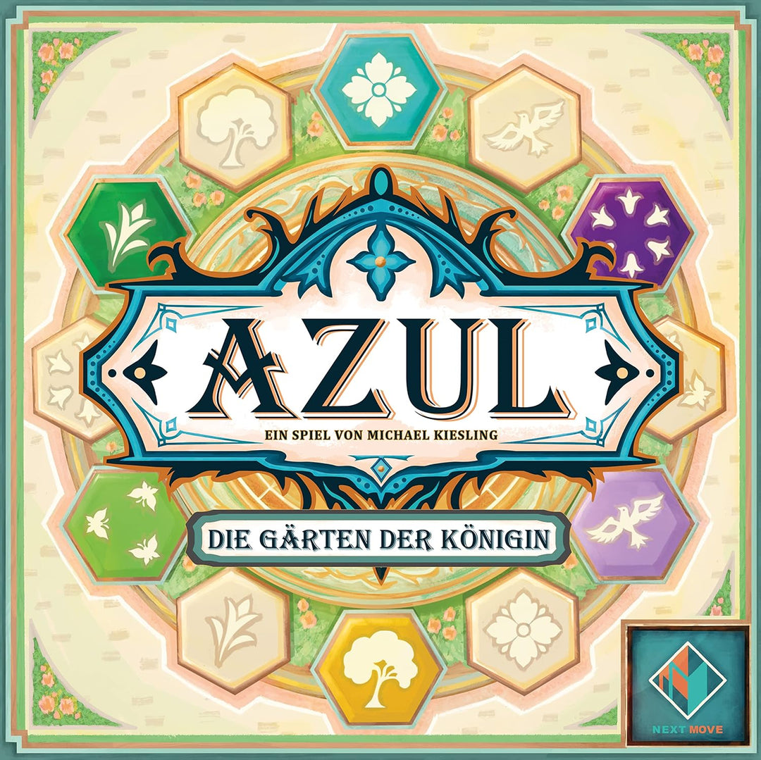 Next Move Games | Azul – Die Gärten der Königin | Familienspiel | 2-4 Spieler | Ab 10+ Jahren | 45-6