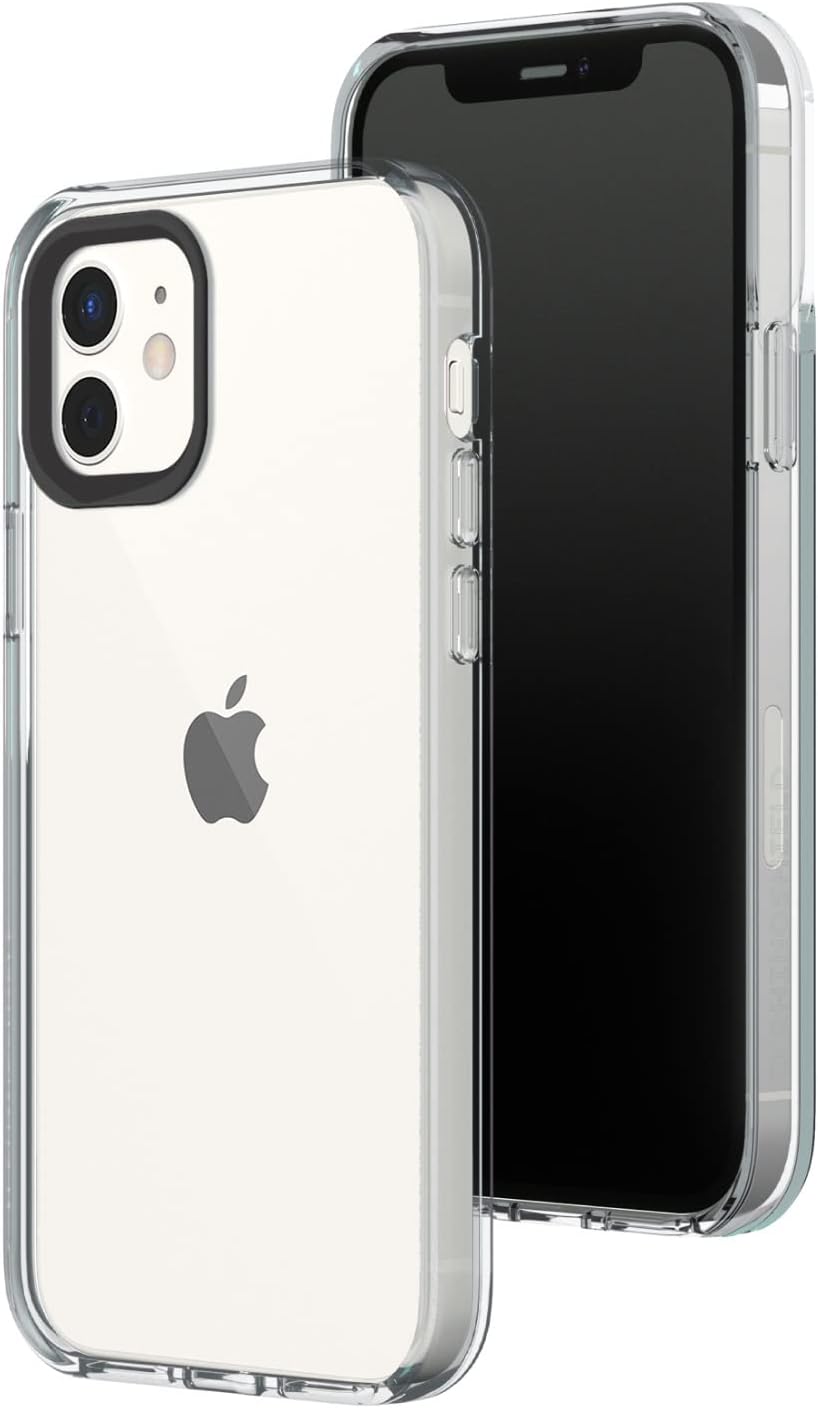 RhinoShield Crystal Clear Case kompatibel mit [iPhone 12/12 Pro] | Fortschrittliche Vergilbungsresis